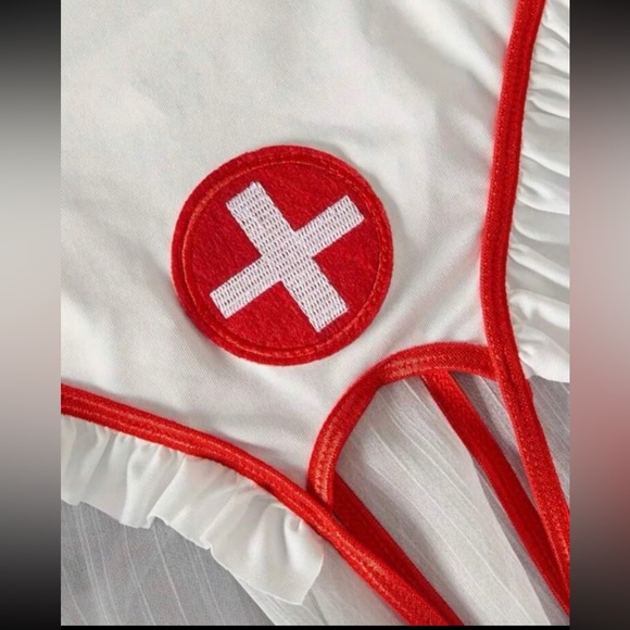 Sexy Naughty Nurse Lingerie (m) New - Picture 9 of 9